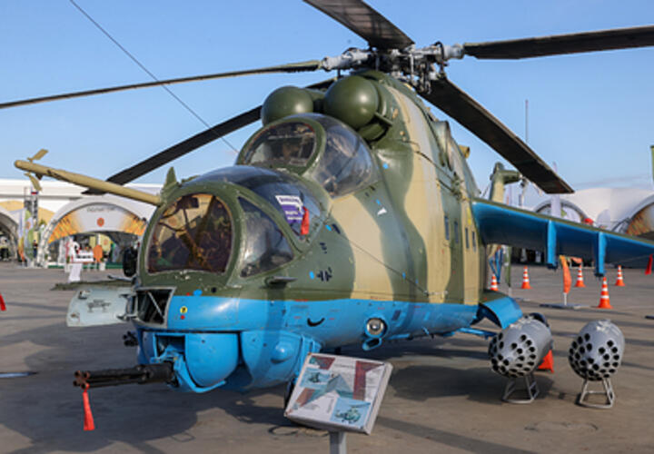 У берегов Крыма в море упал боевой вертолет МИ-24
