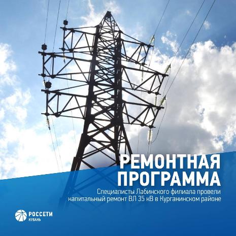 Энергетики «Россети Кубань» повысили надежность электроснабжения 35 тысяч потребителей Курганинского района
