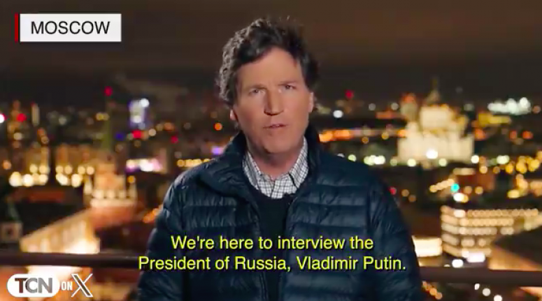 Американский телеведущий Такер Карлсон анонсировал интервью с Владимиром Путиным