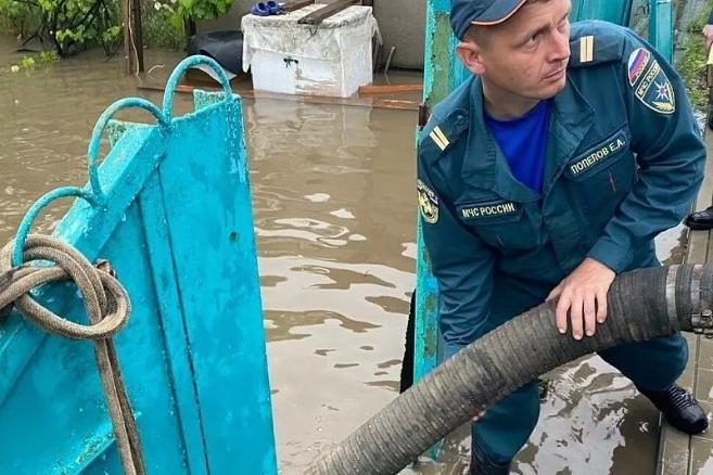 В Лабинском районе эвакуировали 11 человек из подтопленных домов