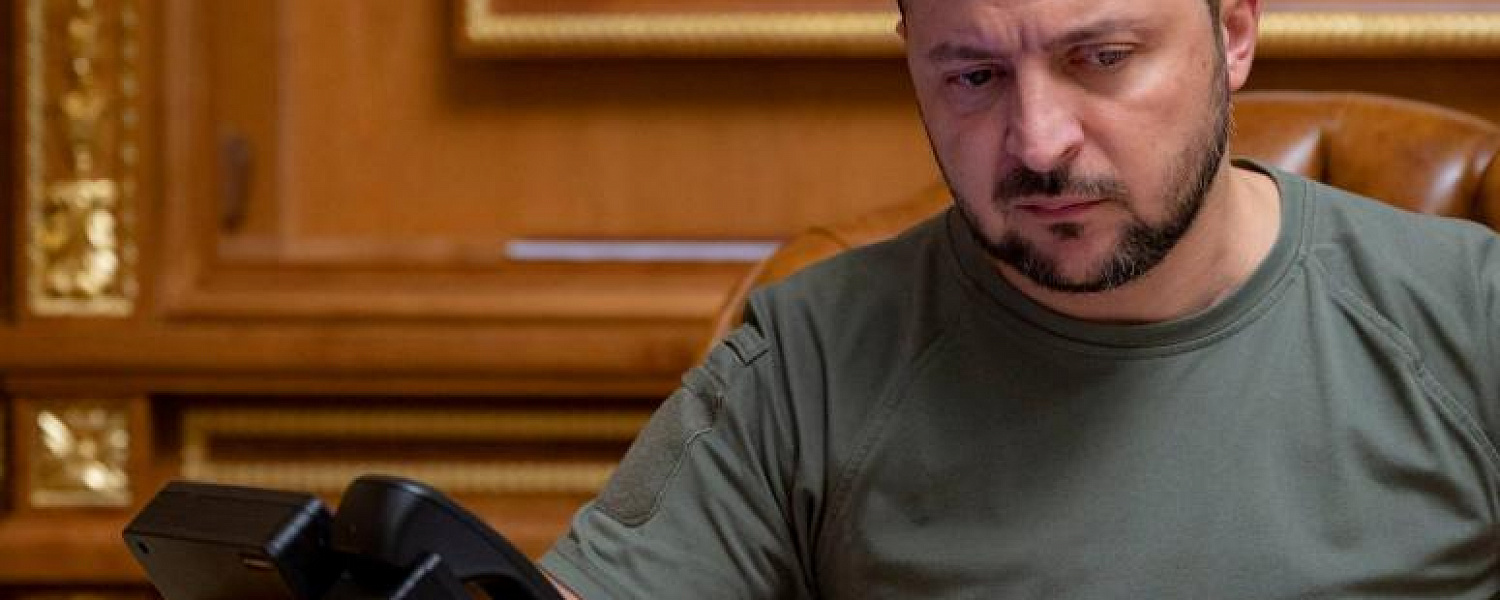 Кортеж президента Украины Владимира Зеленского попал в ДТП